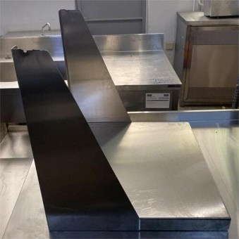 Ράφι Τοίχου Μονό Ανοξείδωτο 47x51x55Cm Μεταχειρισμένo